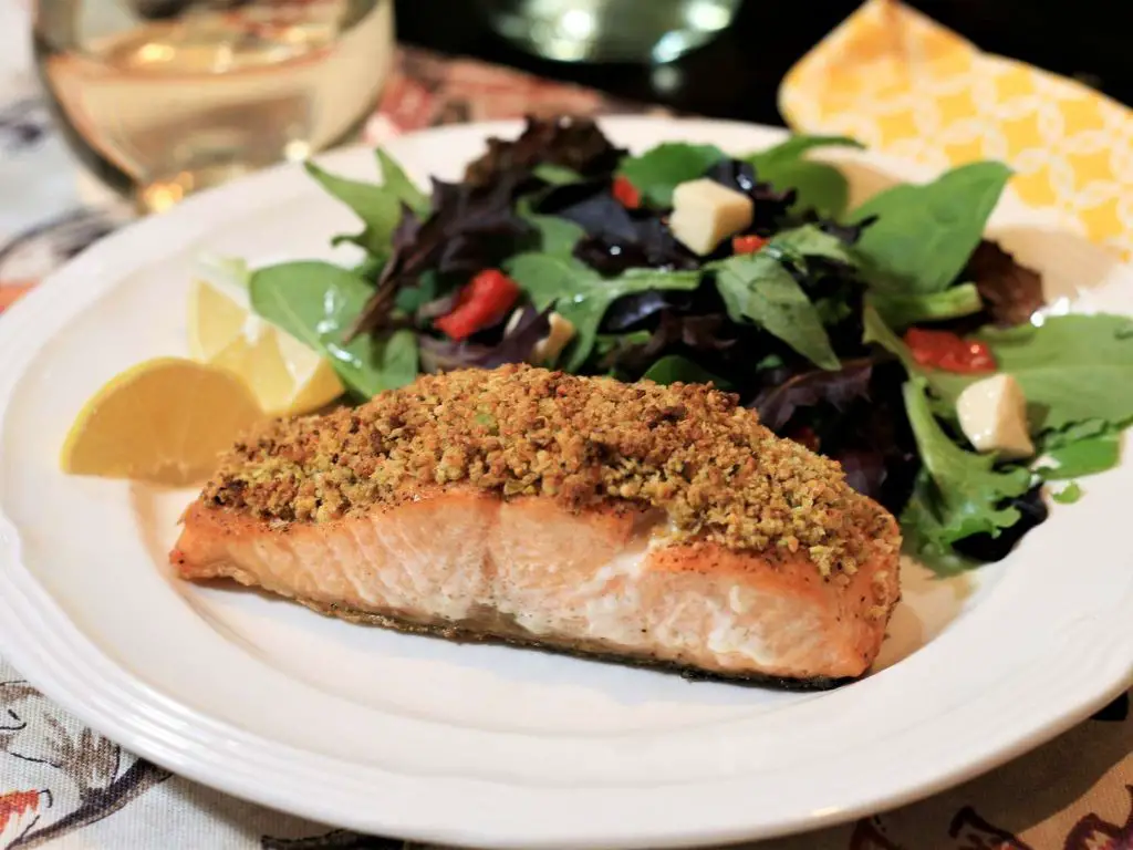 Pistachio Crusted Salmon