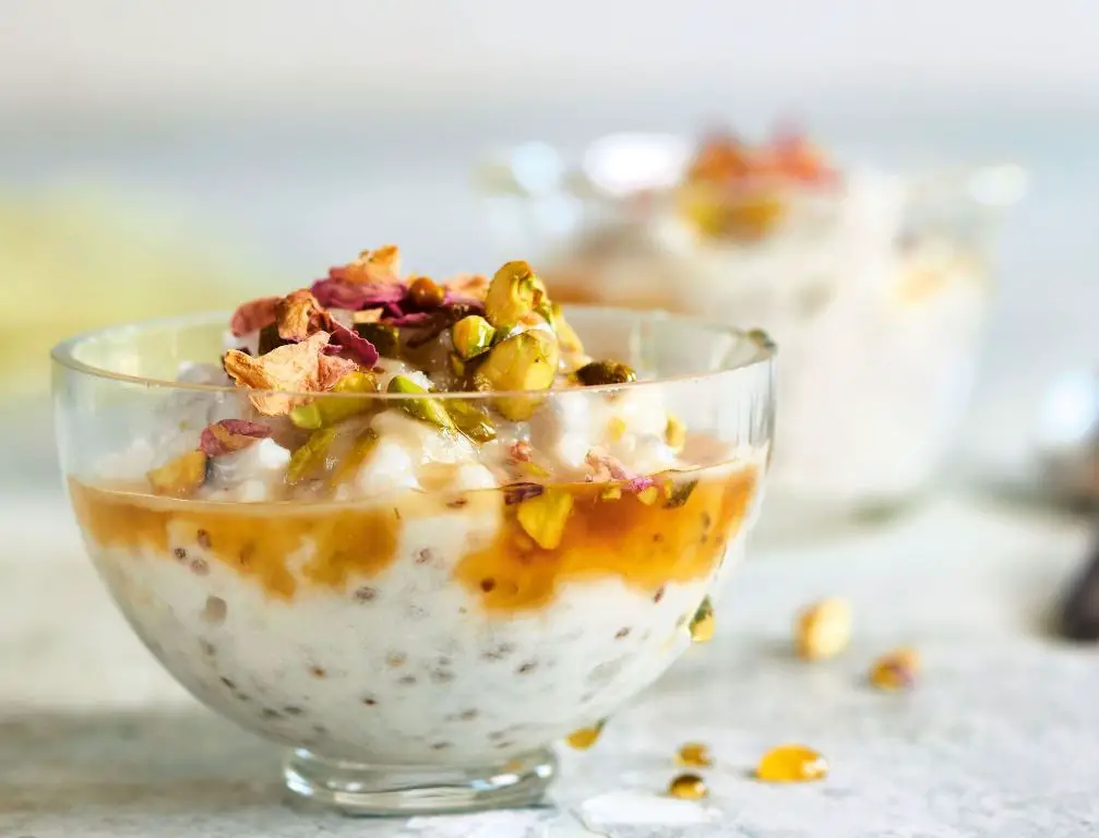 Pistachio and Cardamom Rice Pudding