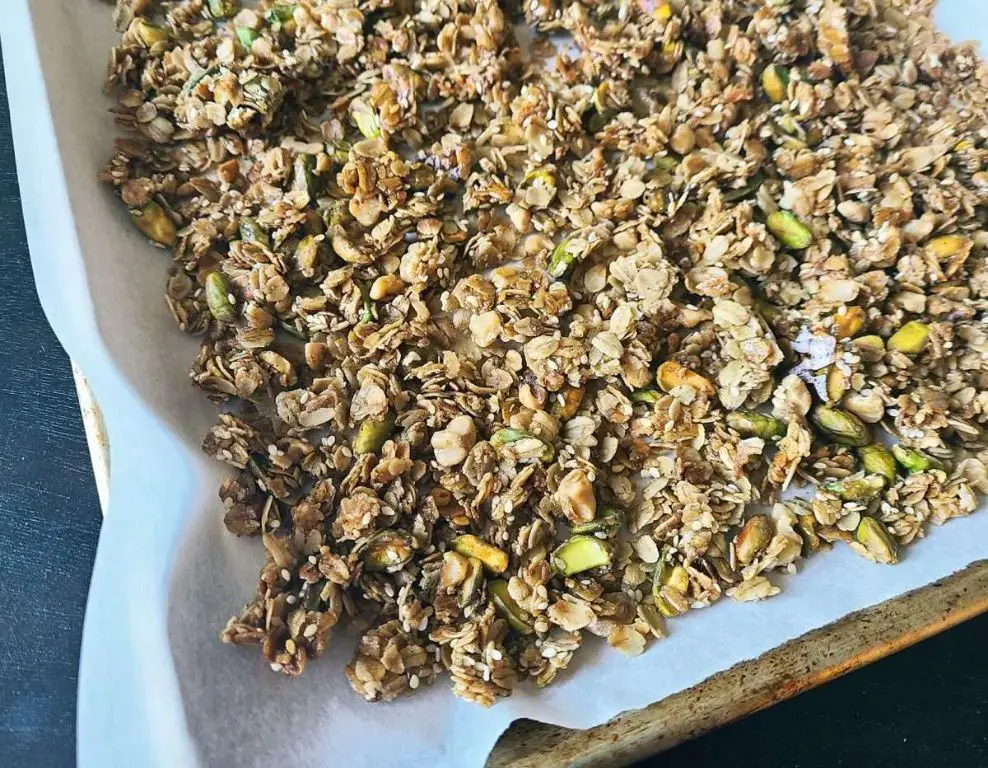Pistachio and Honey Granola