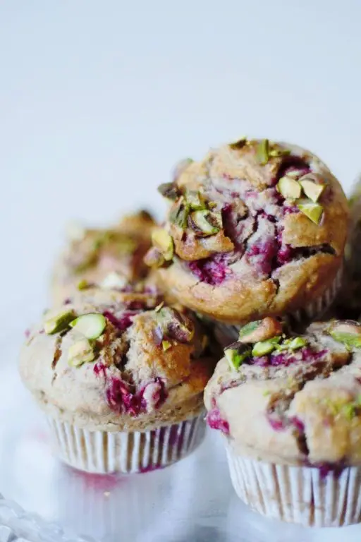 Pistachio and Raspberry Muffins