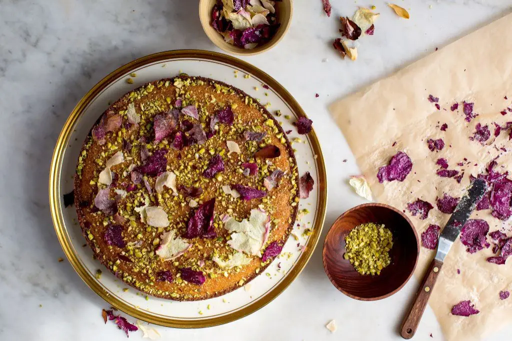 Pistachio and Rosewater Struffoli