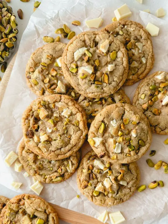 Pistachio and White Chocolate Cookies
