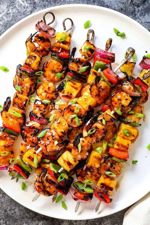 Polynesian Shrimp Skewers