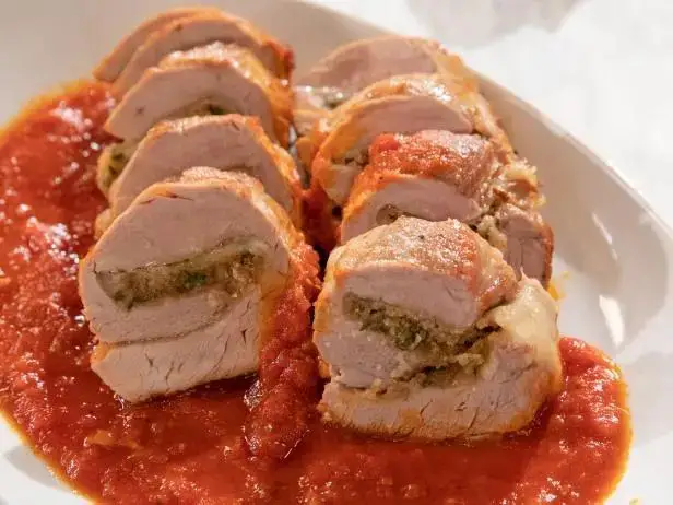 Pork Braciole with Tomato Sauce