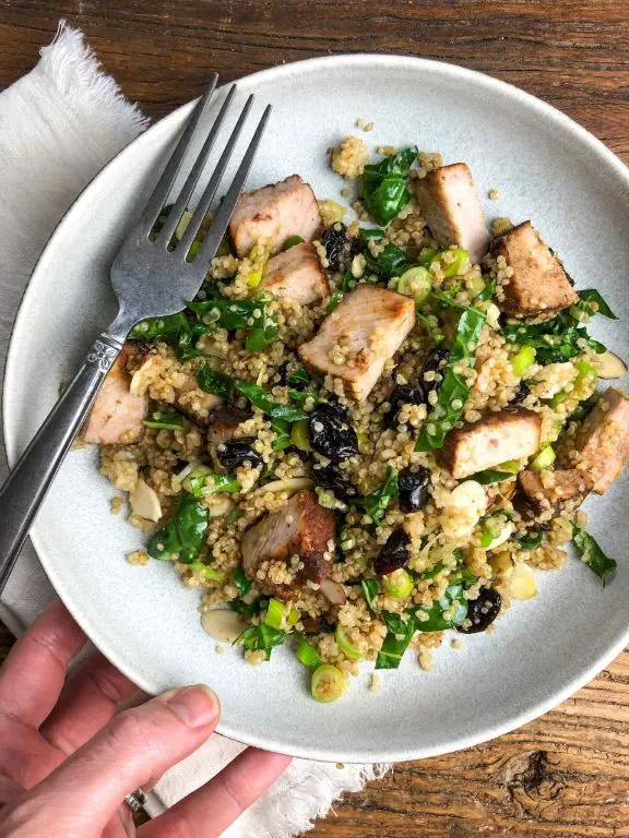 Pork Sirloin and Quinoa Salad