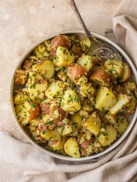 Potato Salad with Herbs and Mustard Dressing
