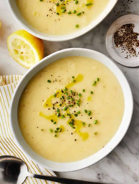 Potato and leek soup