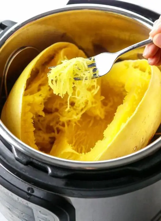 Pressure Cooker Spaghetti Squash