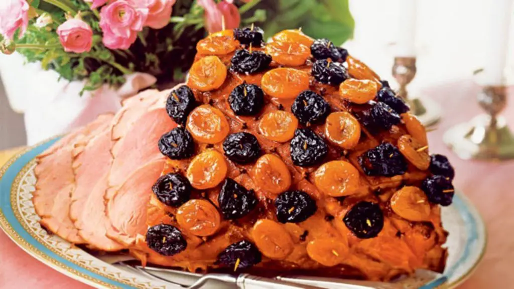 Prune and Orange Glazed Ham