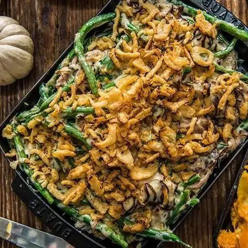 Pulled Pork Green Bean Casserole