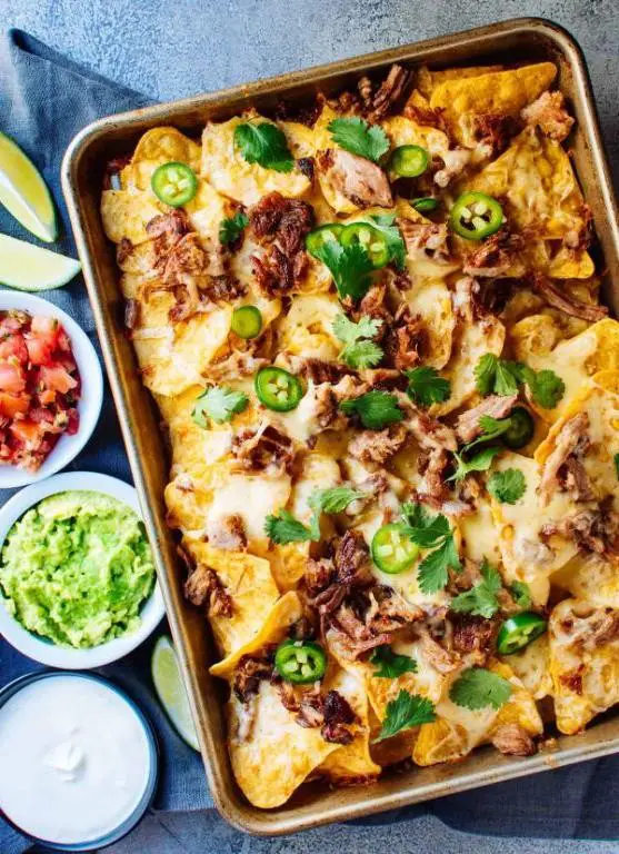 Pulled Pork Nacho Casserole
