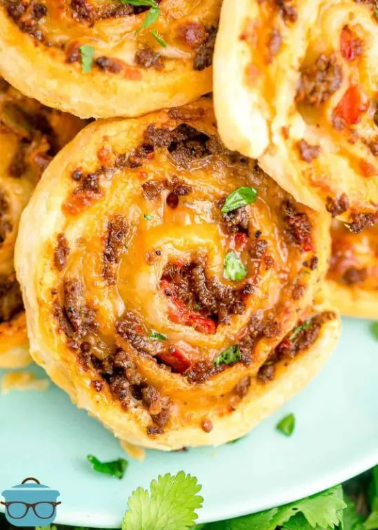 Pulled Pork Taco Pinwheels