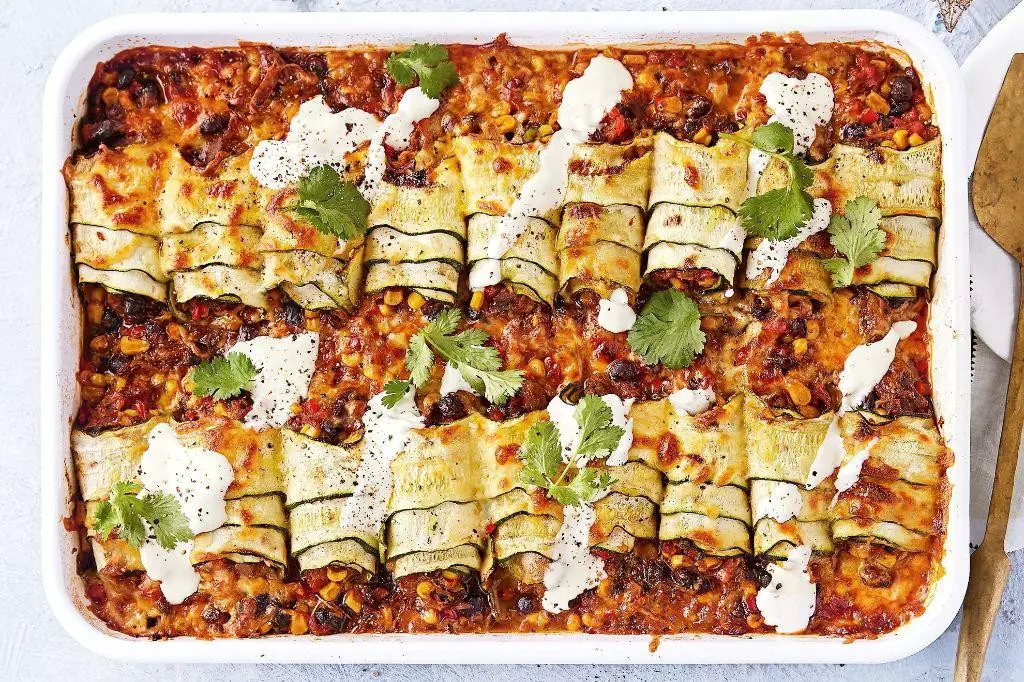 Pulled Pork Zucchini Casserole