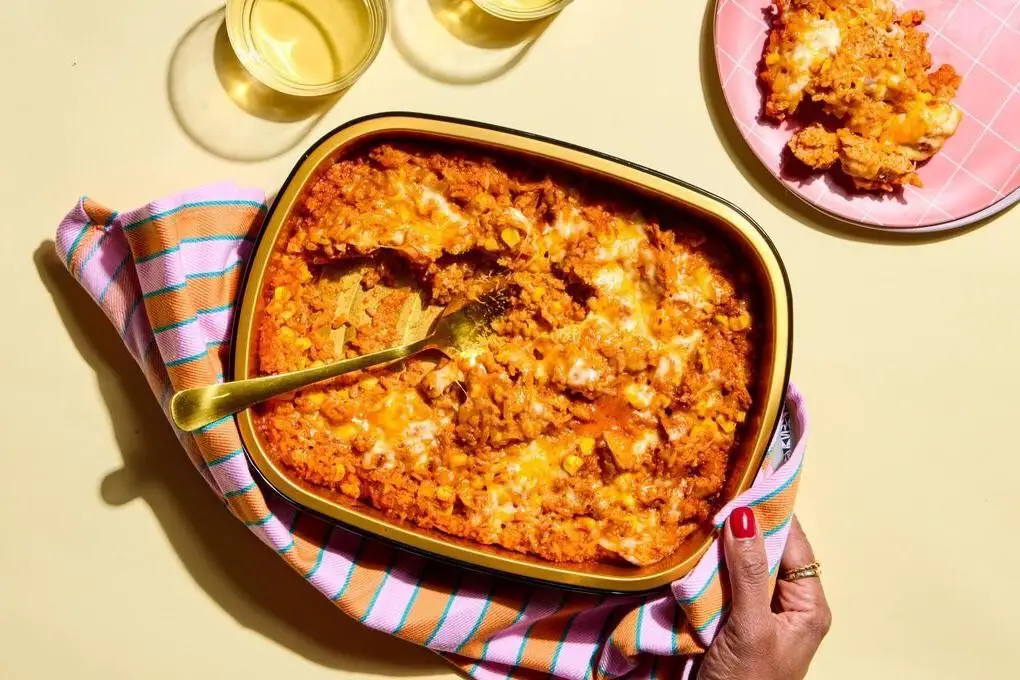Pulled Pork and Rice Casserole