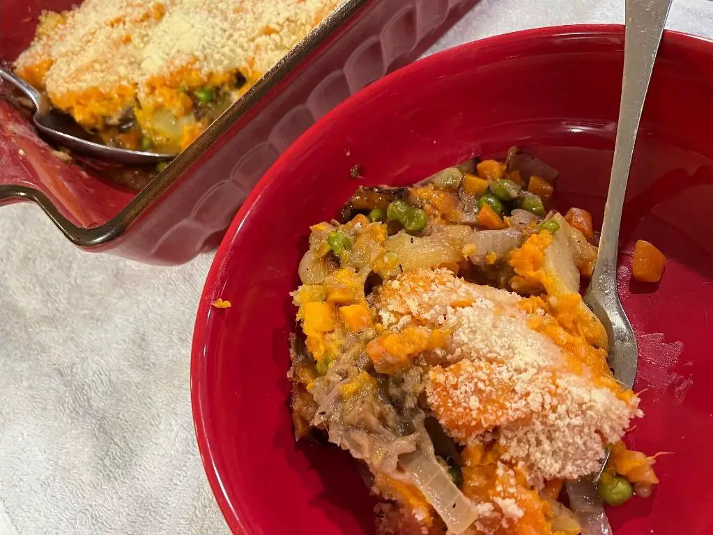 Pulled Pork and Sweet Potato Casserole