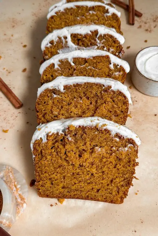 Pumpkin Bread with Brown Butter Frosting