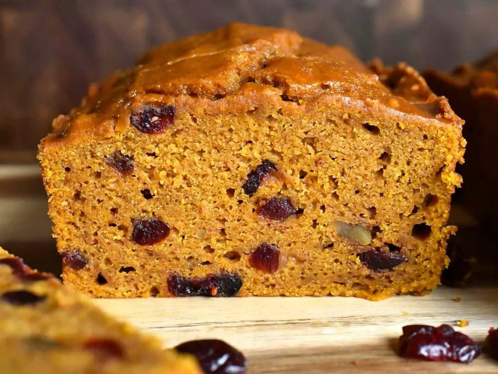 Pumpkin Cranberry Bread