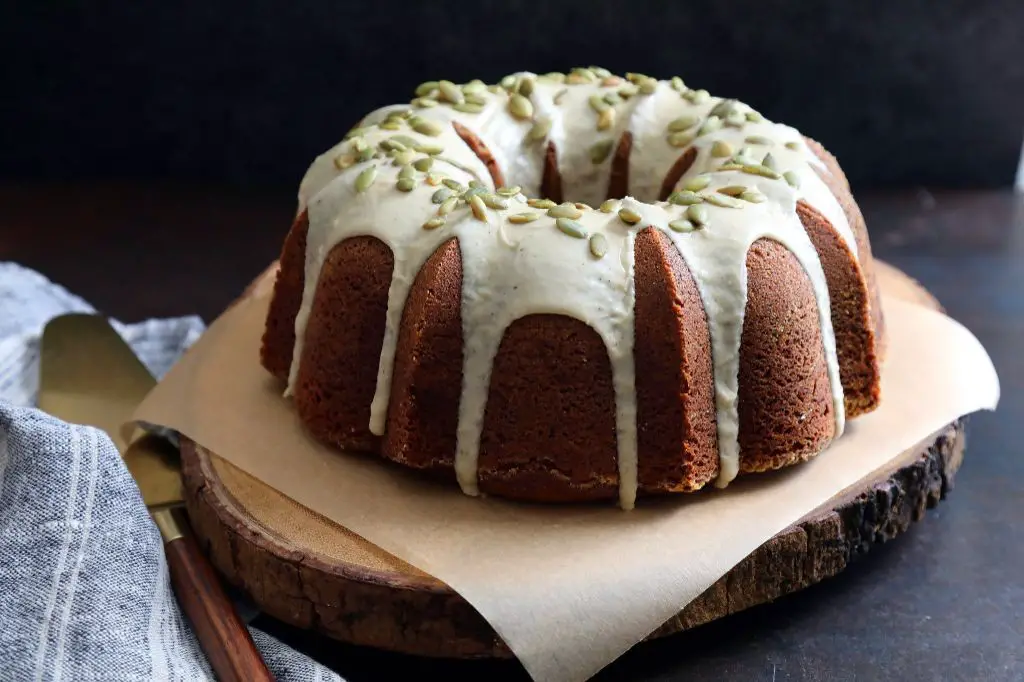 Pumpkin Spice Cake with Maple Glaze