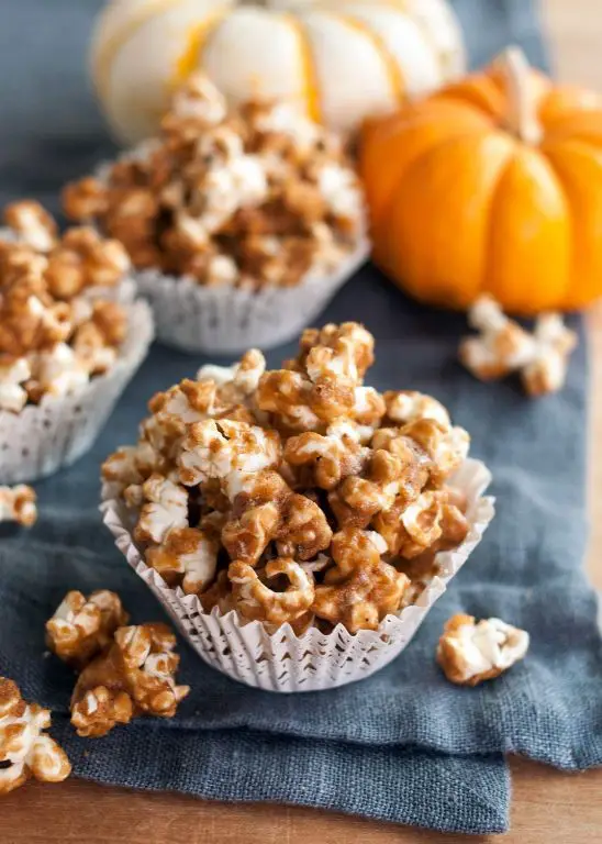 Pumpkin Spice Sweet Popcorn