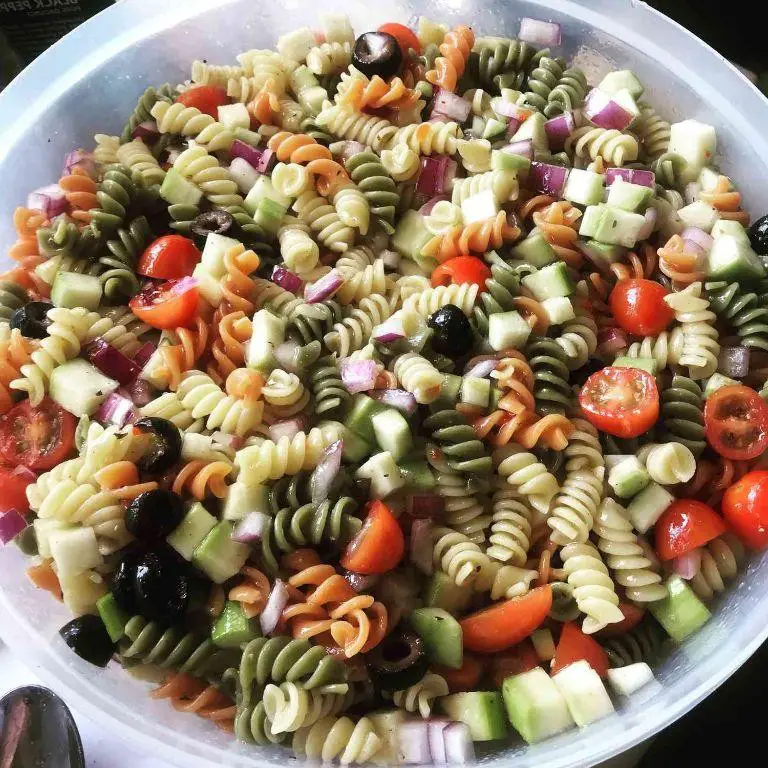 Rainbow Pasta Salad