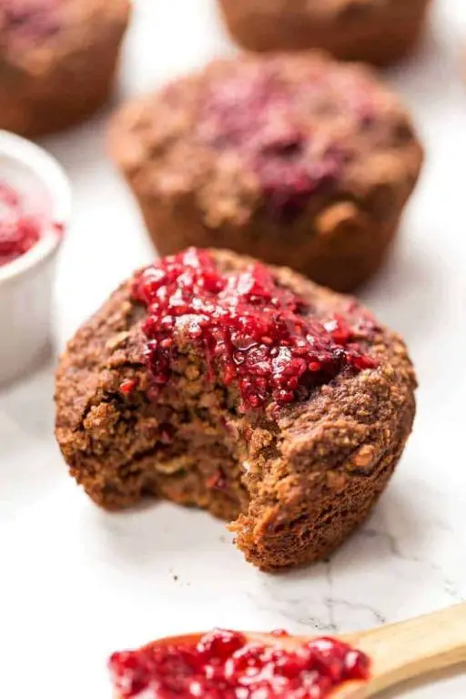 Raspberry Swirl Quinoa Cupcakes