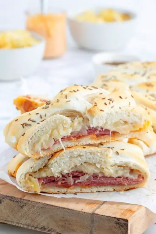 Reuben Sandwich Stuffed French Bread