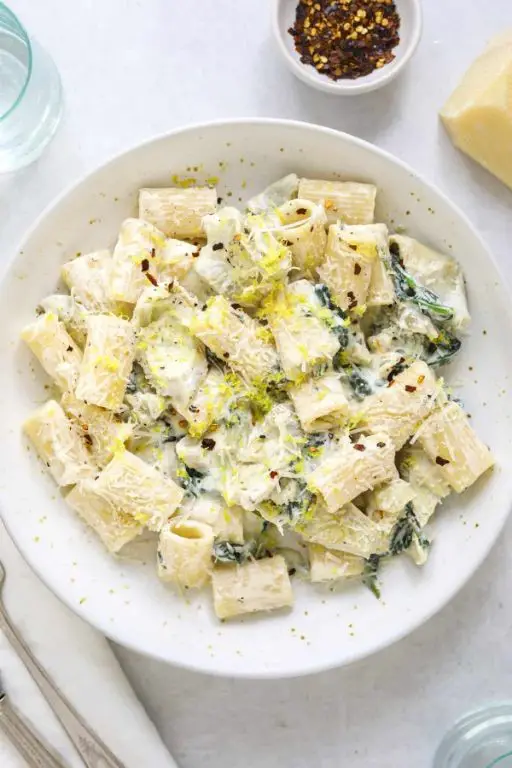Ricotta and Artichoke Tagliatelle