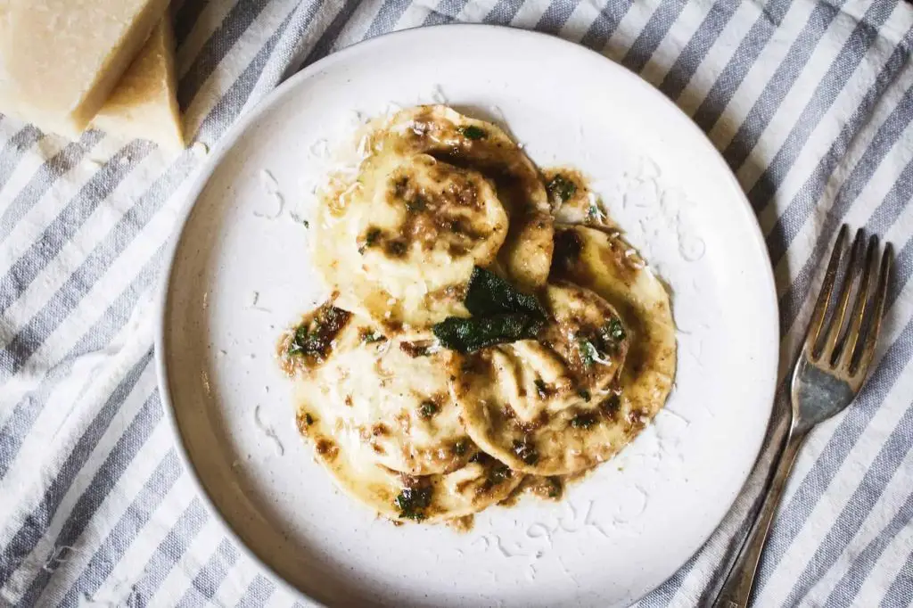 Ricotta and Mushroom Ravioli