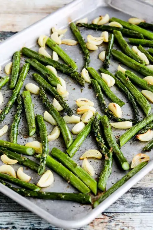 Roasted Canned Asparagus with Garlic