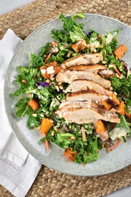Roasted Chicken and Butternut Squash Salad