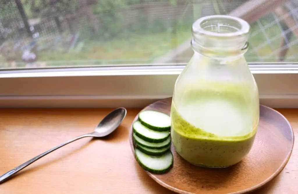 Roasted Garlic Green Goddess Dressing