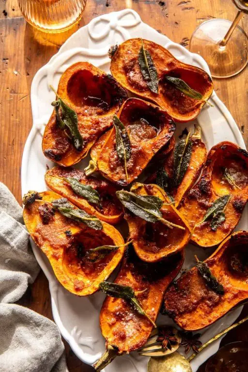 Roasted Honeynut Squash with Honey and Cinnamon