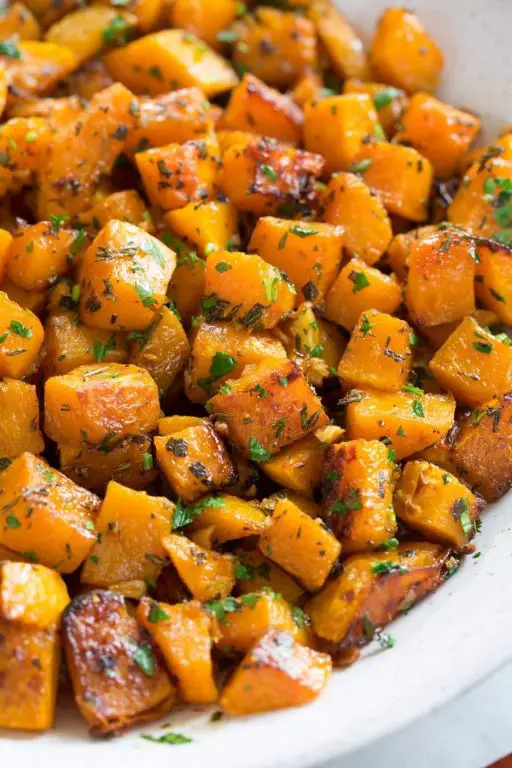 Roasted Whole Butternut Squash with Herbs
