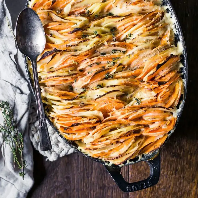 Root Vegetable Gratin with Gruyere Cheese