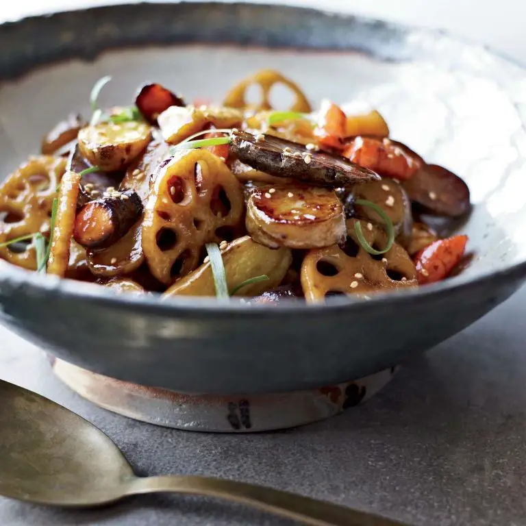 Root Vegetable Stir-Fry with Soy Sauce