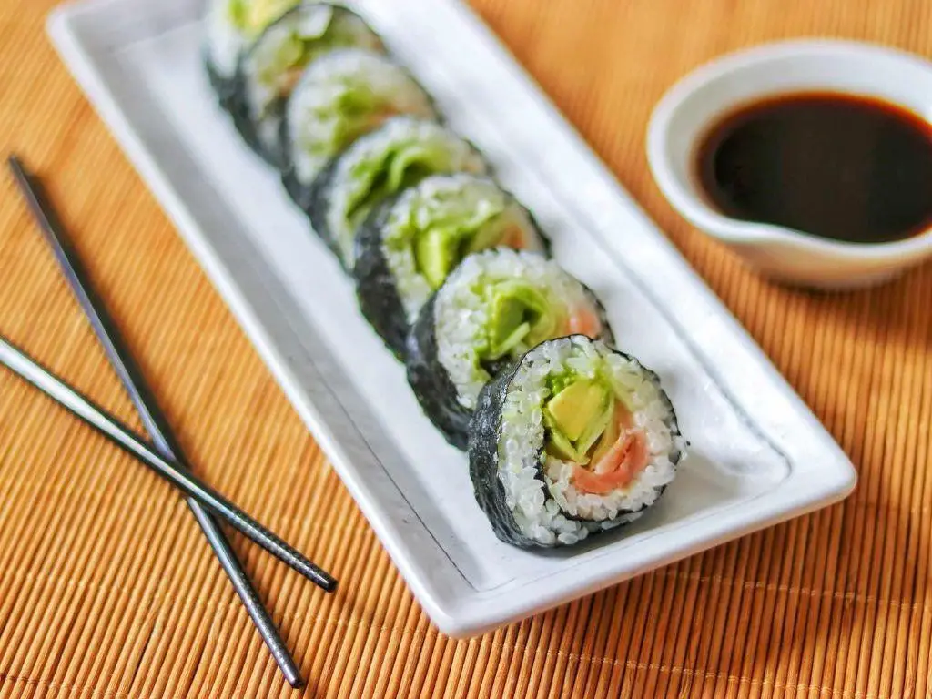 Salmon Breakfast Sushi Roll