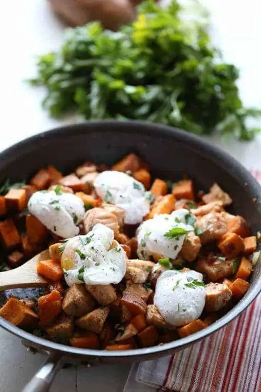 Salmon Hash with Sweet Potatoes