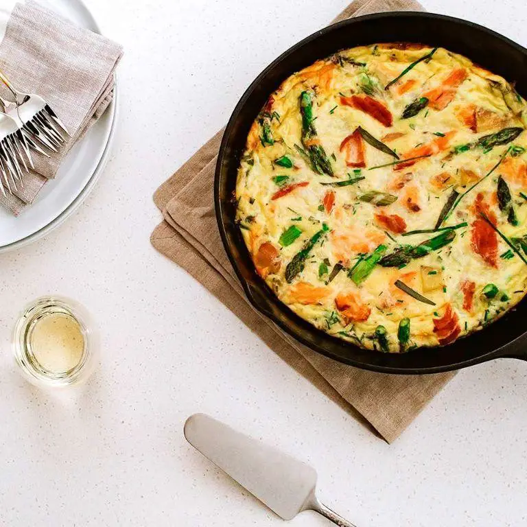 Salmon and Asparagus Frittata