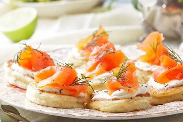 Salmon and Dill Pancakes