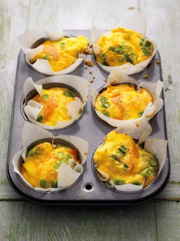 Salmon and Egg Breakfast Muffins