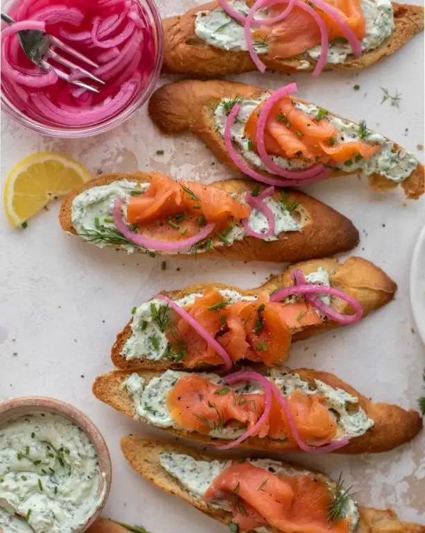 Salmon and Goat Cheese Tartine