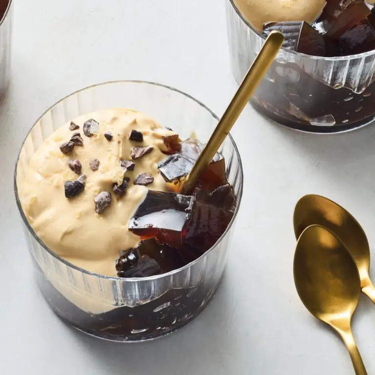 Salted Caramel Coffee Jelly