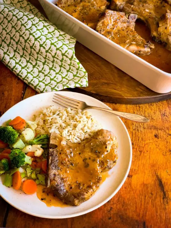 Sesame Ginger Fried Pork Chops