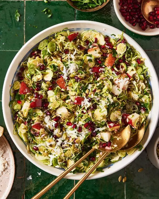 Shaved Brussels Sprouts Salad
