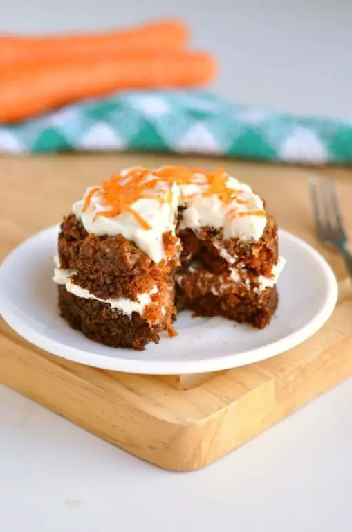 Single Serve Carrot Cake