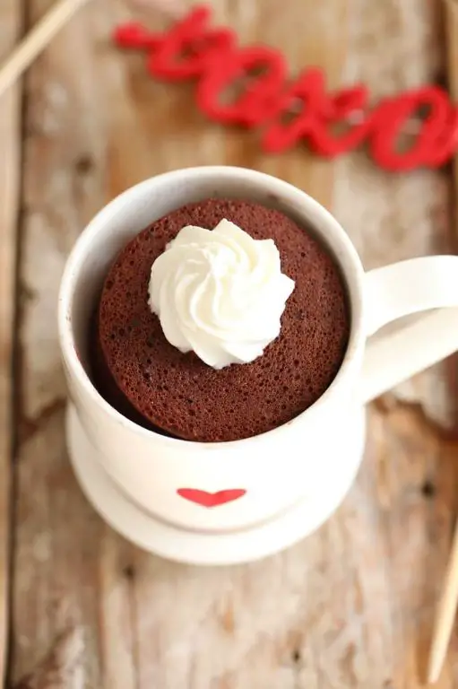 Single Serve Red Velvet Mug Cake