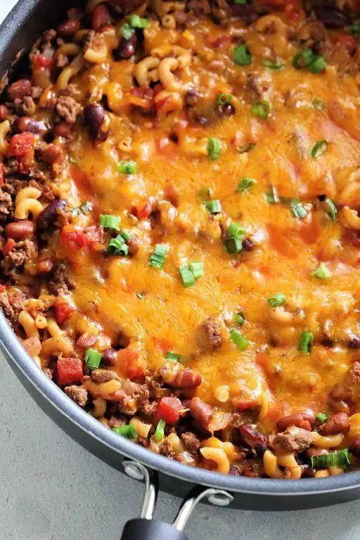 Skillet Hamburger Chili
