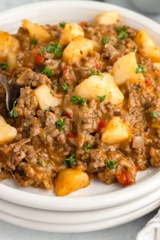 Skillet Hamburger Hash