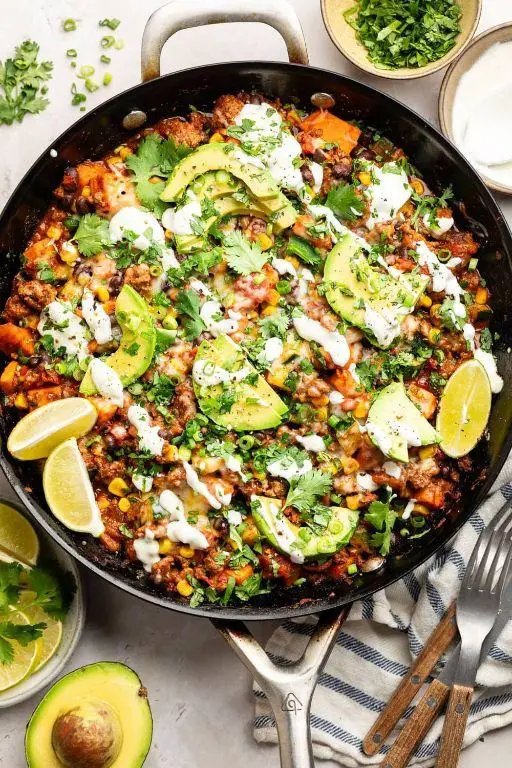 Skillet Hamburger and Zucchini Skillet