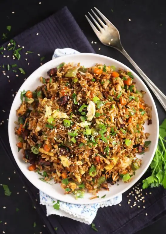 Skinless Pork Belly Fried Rice